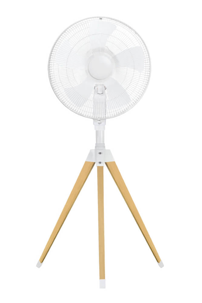 พัดลมอุตสาหกรรมตั้งพื้น ขาไม้ 18 นิ้ว MIRA M-185 WHITE